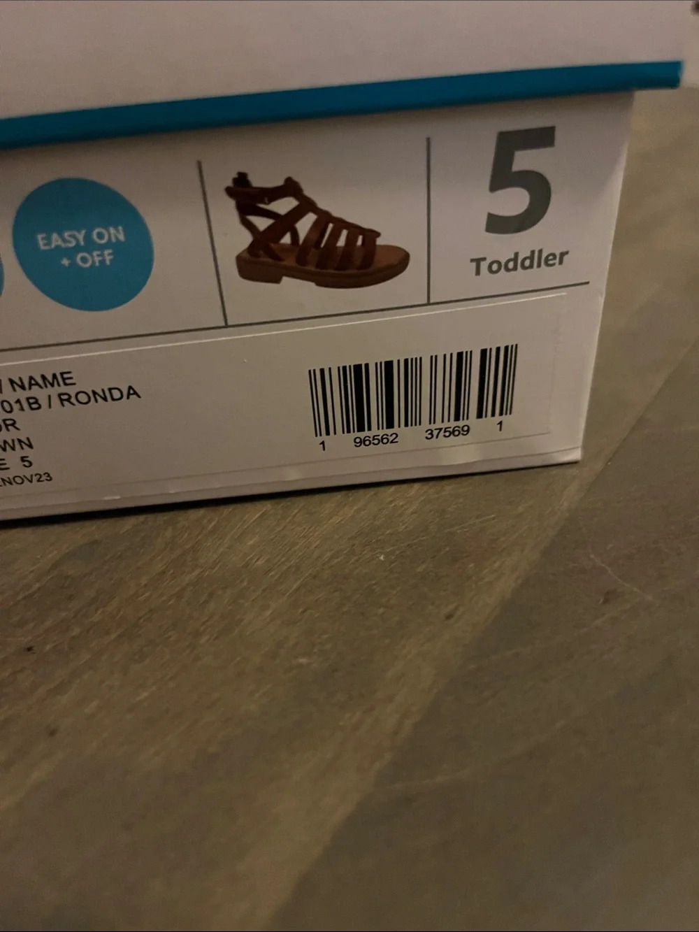 Carter's Brown Strappy Gladiator Sandals for Kids